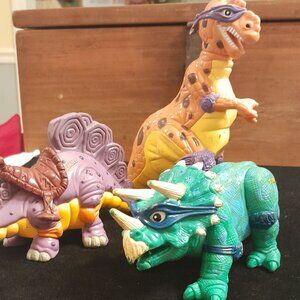 VTG TMNT  "Cave Turtles" Toy Line, Set of 3
